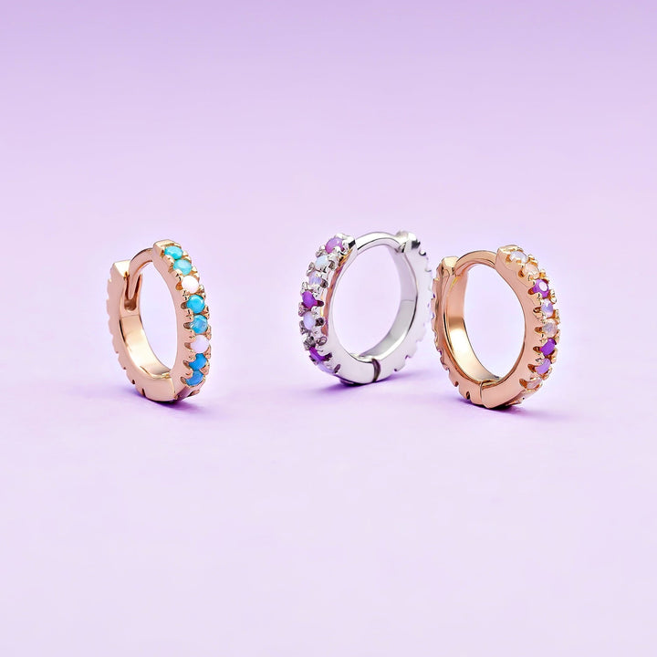 PIERCING HOOP EARRING YELLOW GOLD ISSEY