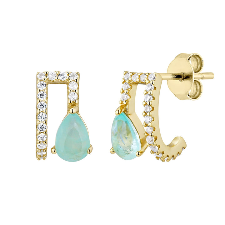 PENDIENTES ASIMÉTRICOS PARADISA