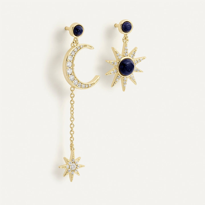 PENDIENTES ASIMÉTRICOS MYSTIC NIGHT
