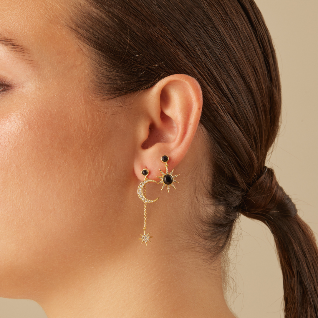 PENDIENTES ASIMÉTRICOS MYSTIC NIGHT