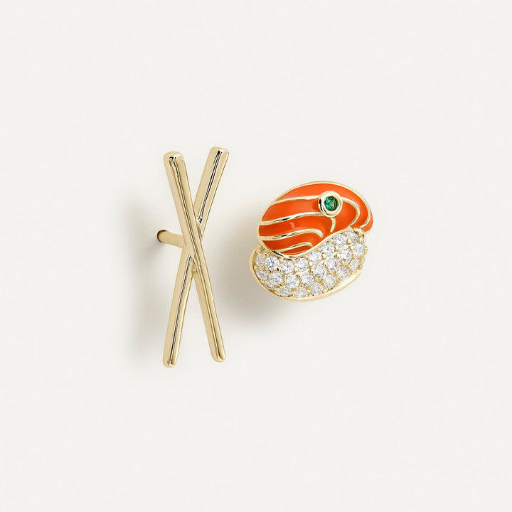 ASIMMETRISCHE OORBELLEN NIGIRI GLAM