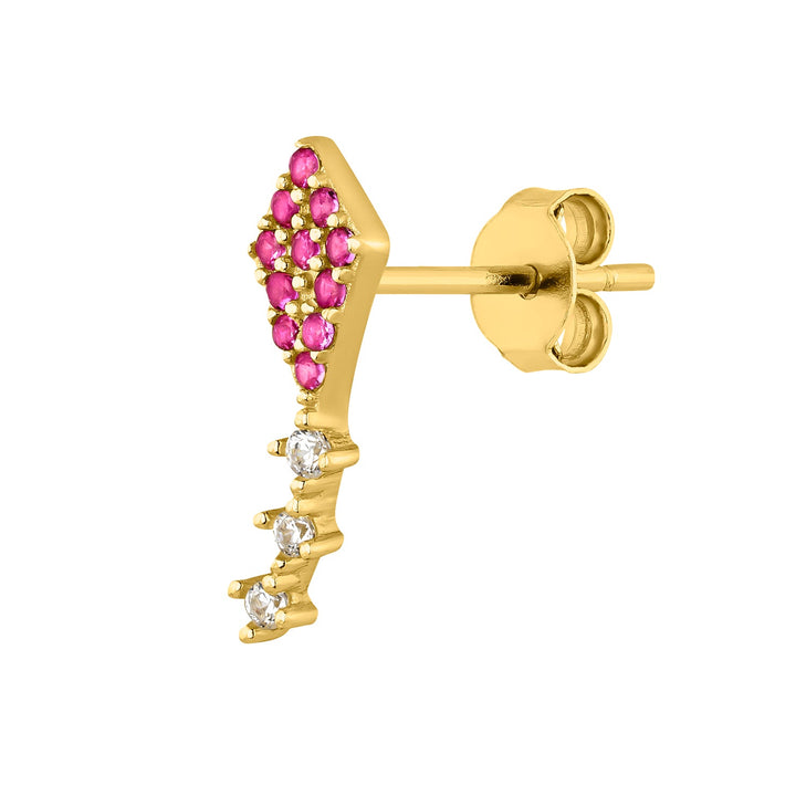 ASYMMETRICAL EARRINGS FLYING DESIRE