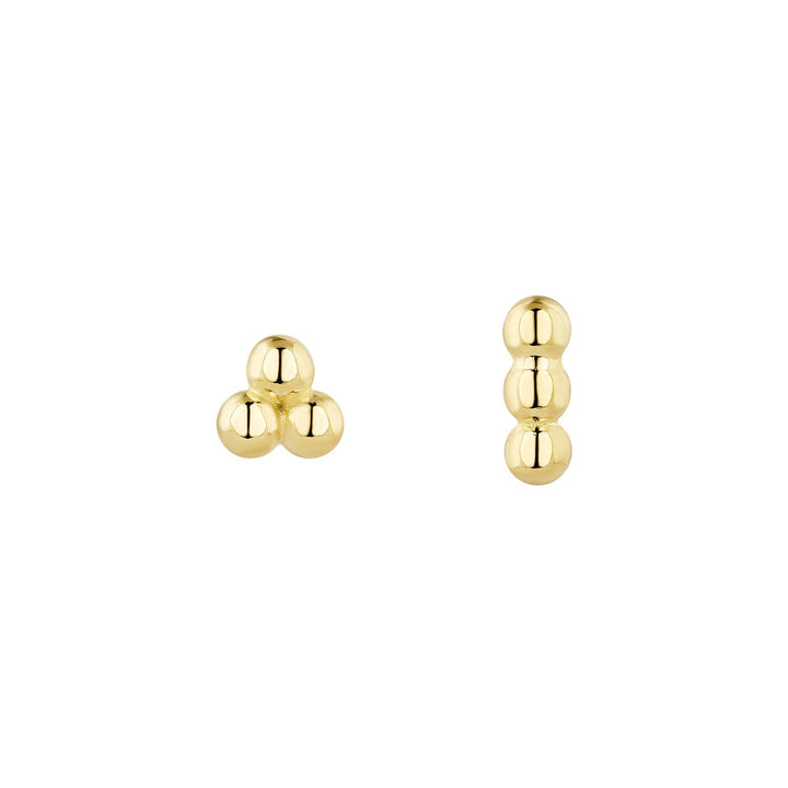 PENDIENTES ASIMÉTRICOS CAVIAR