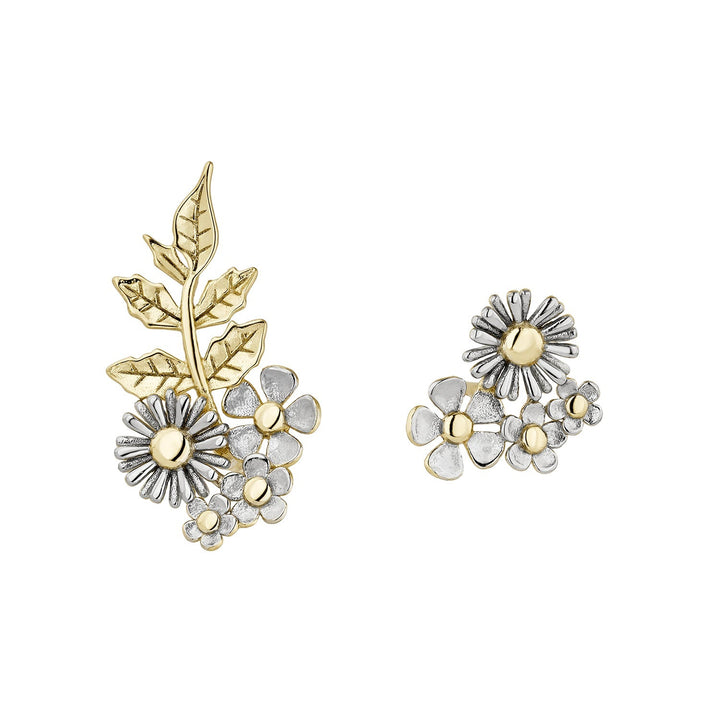 PENDIENTES ASIMÉTRICOS FLOWER BOOM