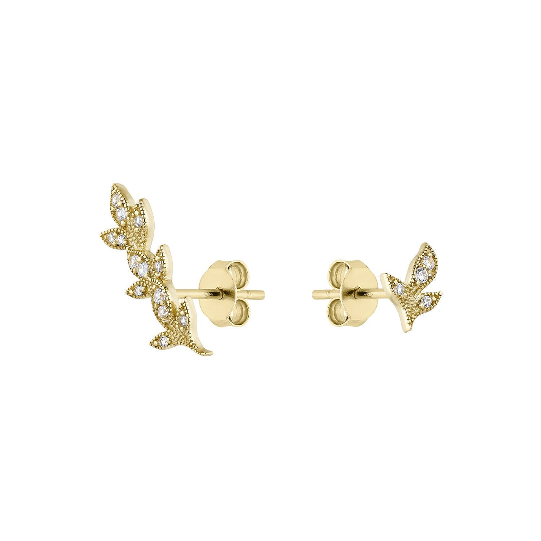 PENDIENTES ASIMÉTRICOS GOLDENLEAVES