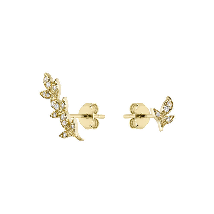 PENDIENTES ASIMÉTRICOS GOLDENLEAVES