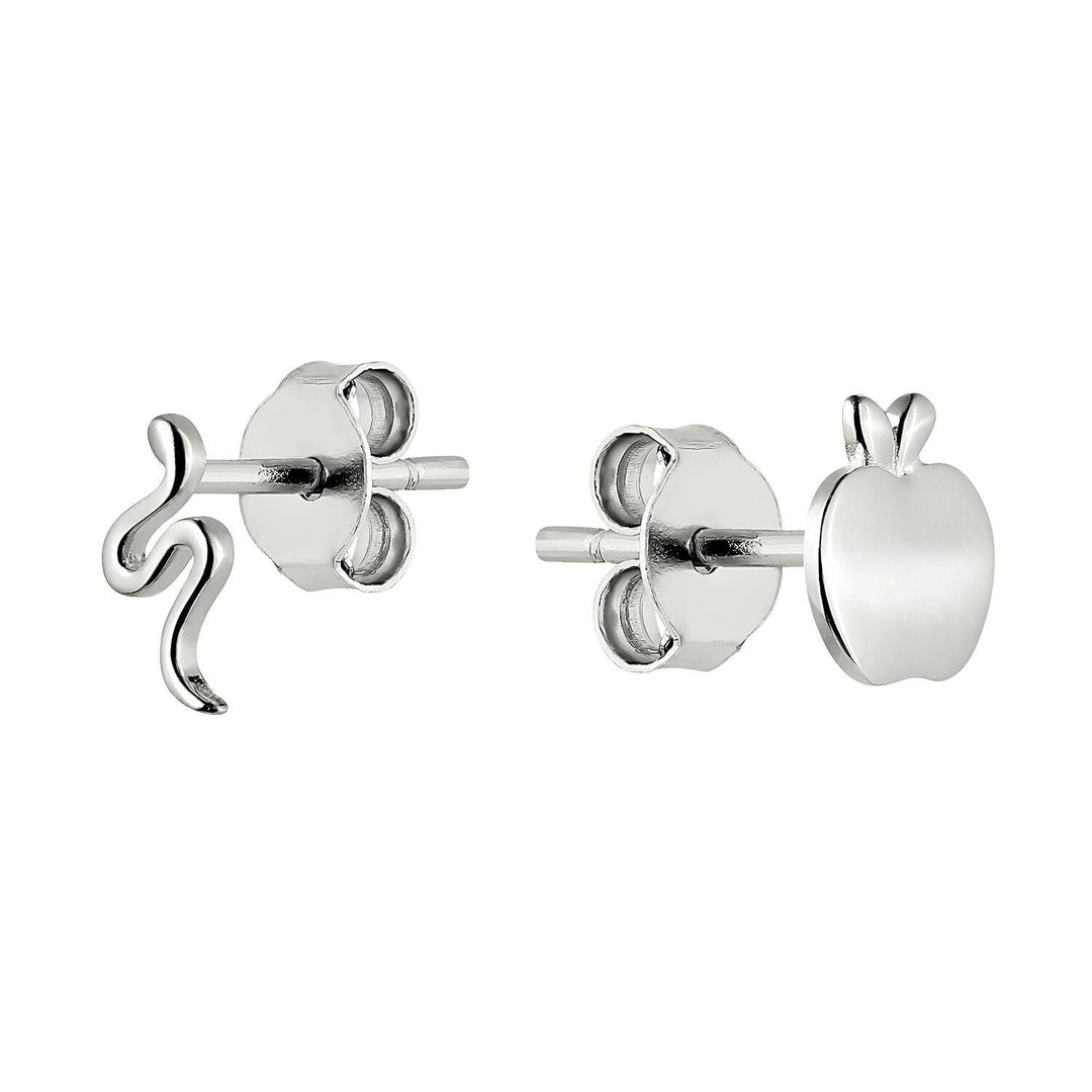 PENDIENTES ASIMÉTRICOS DE PLATA EDEN