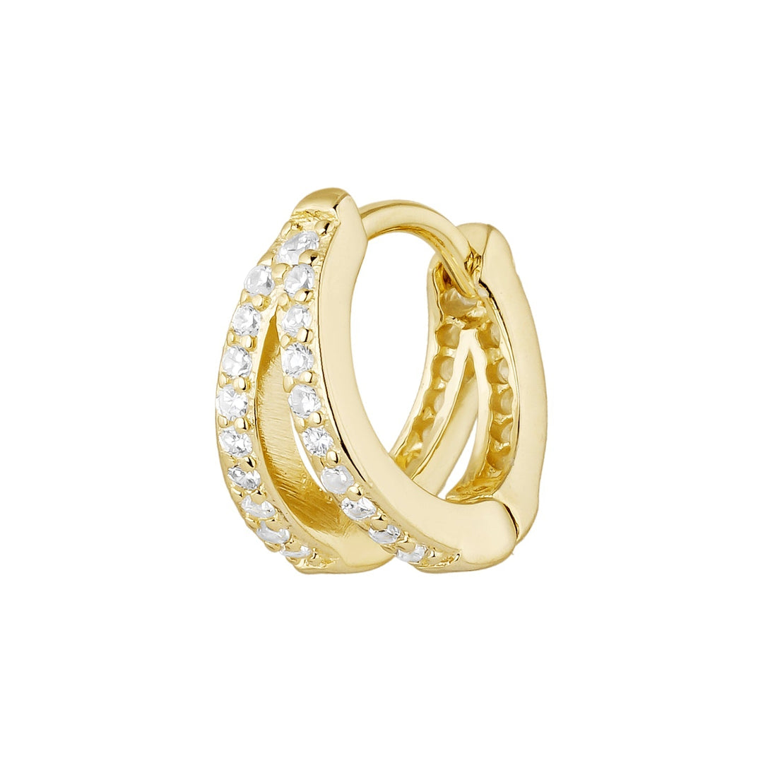 ORECCHINO PIERCING CERCHIO ORO GIALLO MAGNOLIA