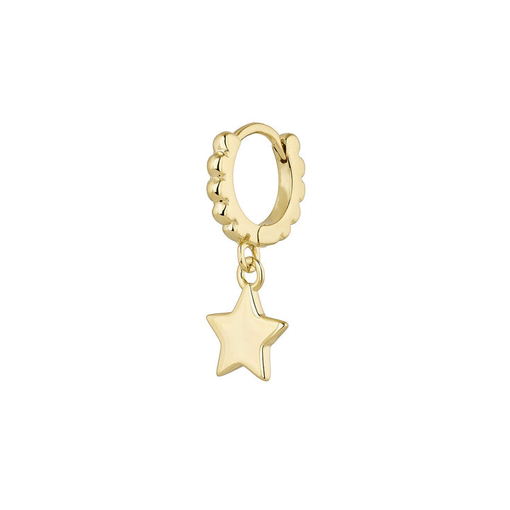 PENDIENTE PIERCING ARO ESTRELLA