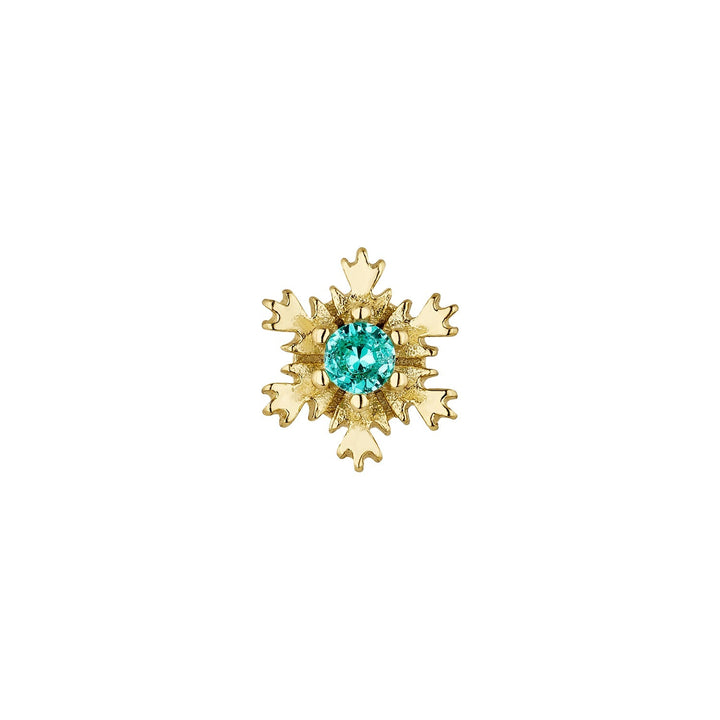 PIERCING-Ohrring Schneeflocke
