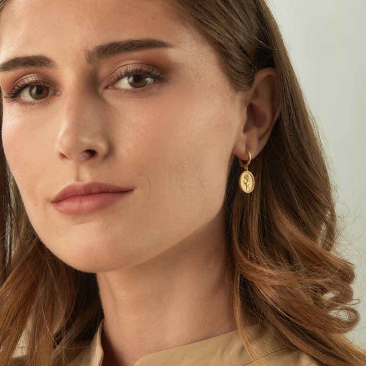 BRINCO PIERCING ARGOLA ROSA