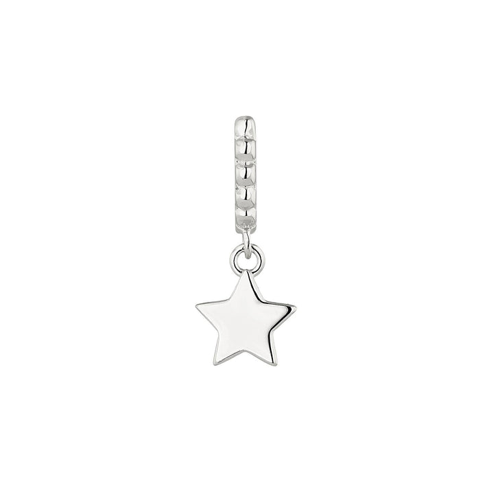 PIERCING-Ohrring Ring aus Silber Stern