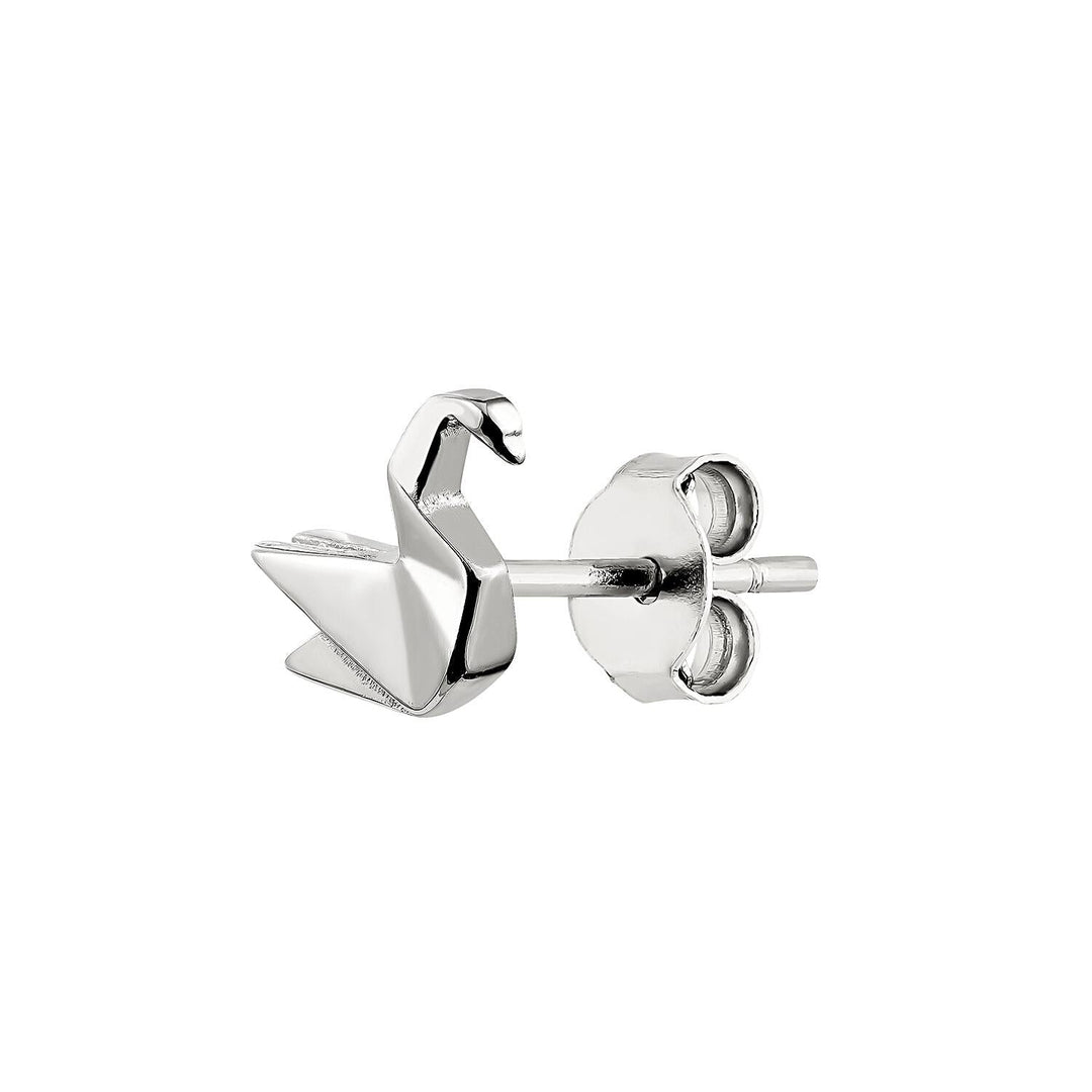 ORECCHINO PIERCING IN ARGENTO CYGNE