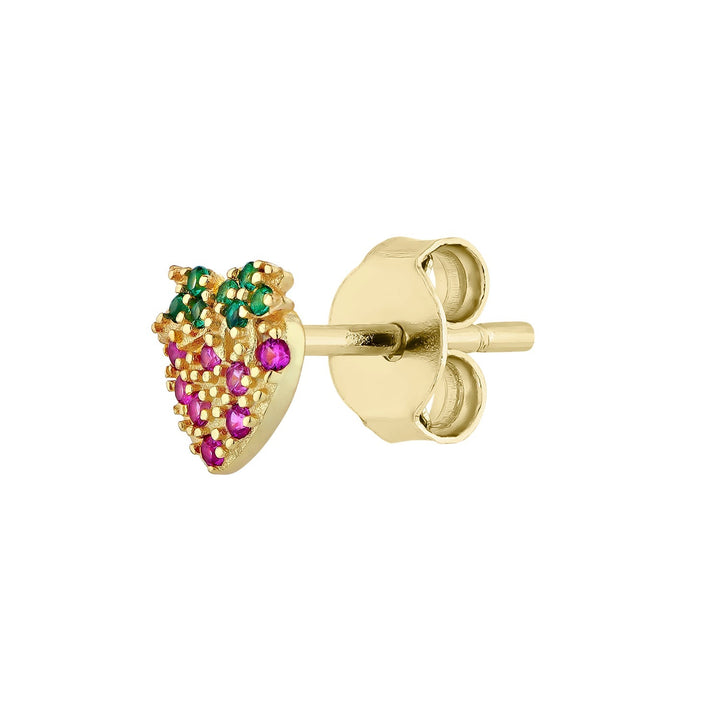 Ohrring Piercing Erdbeere  