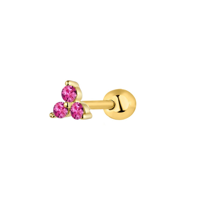 ORECCHINO PIERCING ORO GIALLO PRINCESSE-TRAGUS