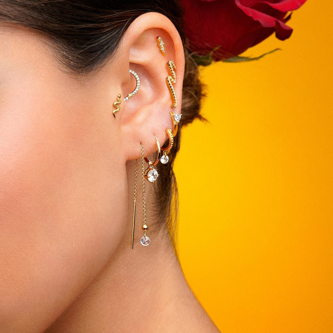 PETIT SNAKE-TRAGUS PIERCING EARRING