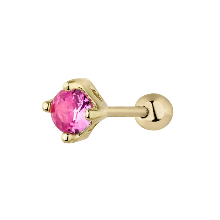 BRINCO PIERCING OURO AMARELO LUZ-TRAGUS