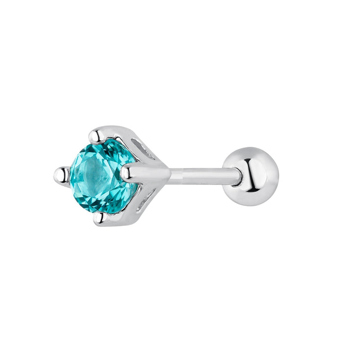 LUZ-TRAGUS PIERCING-Ohrring aus Silber
