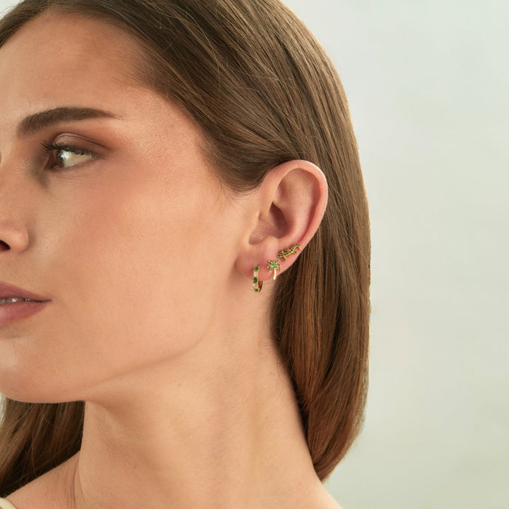 PALMIER PIERCING EARRING
