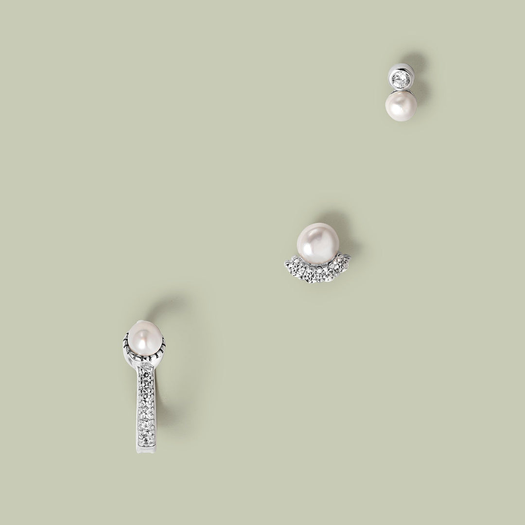 MEHETIA PIERCING-Ohrring aus Silber