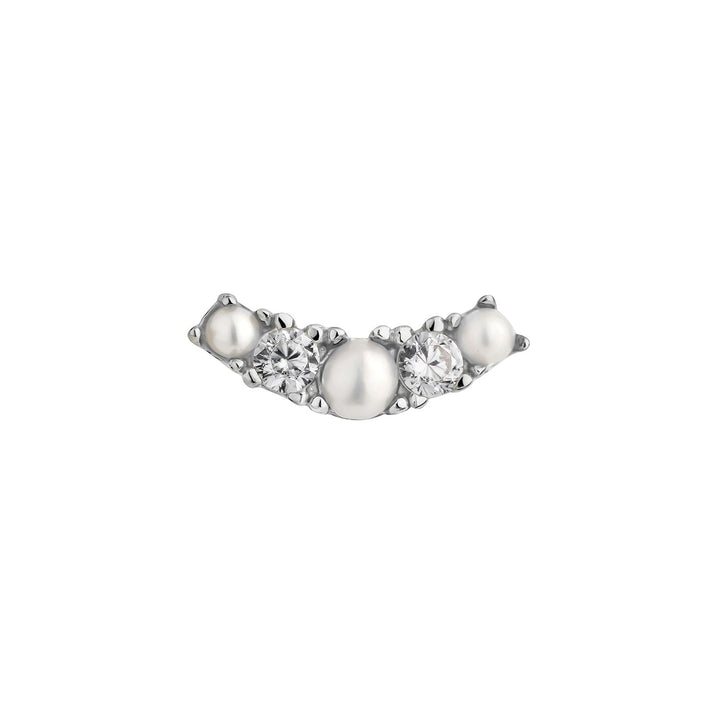 MAIAO ZILVER PIERCING OORBEL