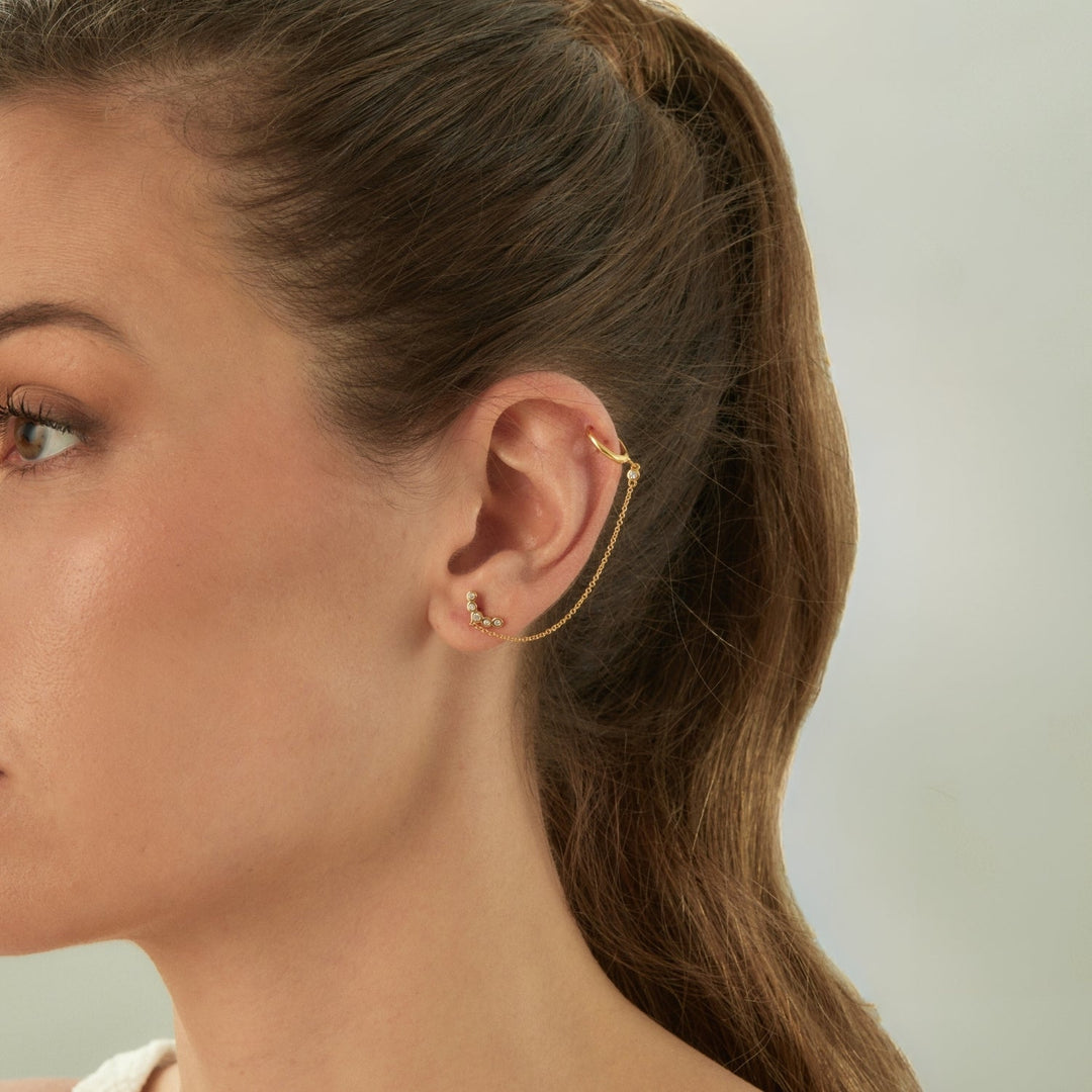 MEHRFACHER PIERCING OHRRING BERENICE