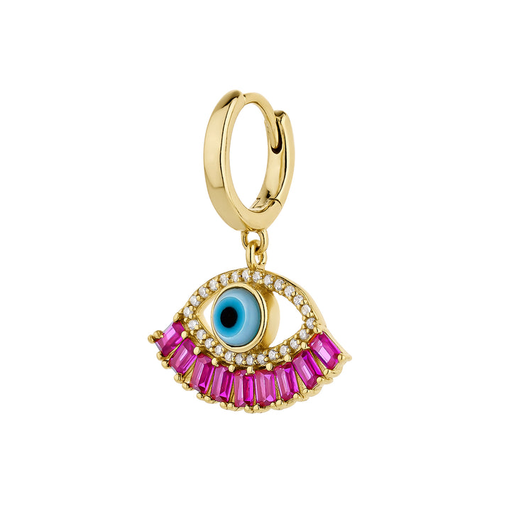 PIERCING OHRRING GREEK EVILEYE
