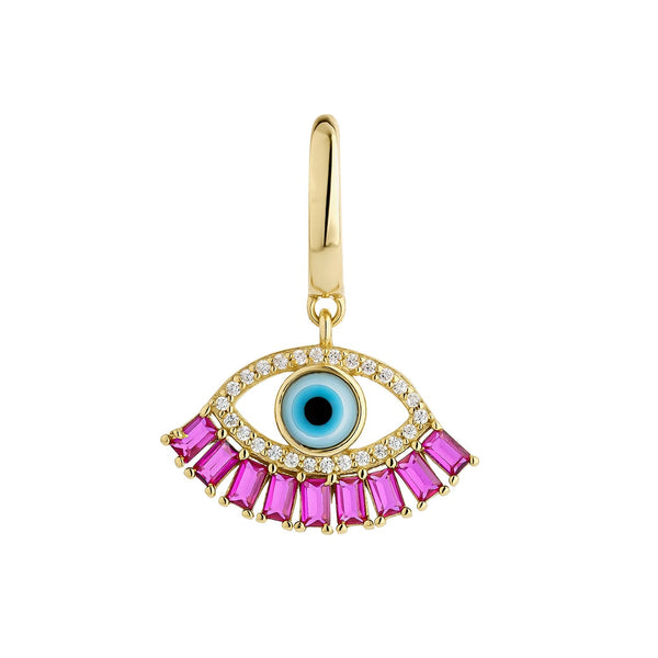 PIERCING OHRRING GREEK EVILEYE