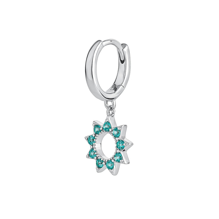 PENDIENTE PIERCING ARO SKY BLUE