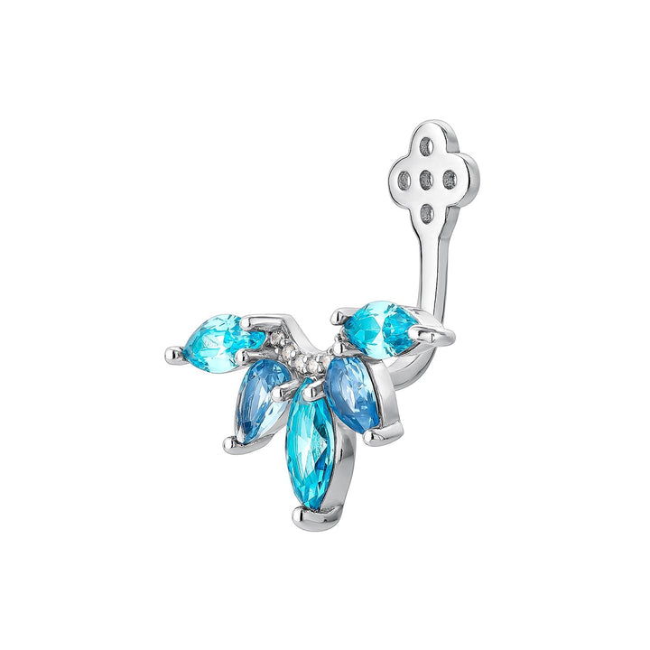 LONDON BLUES SILVER EAR JACKET EARRING