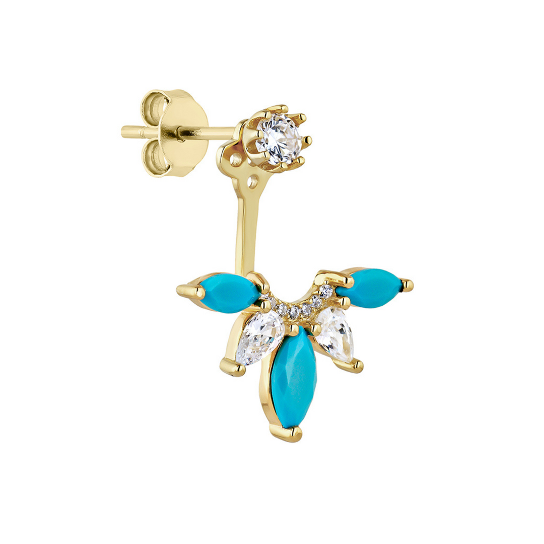 LONDON BLUES EAR JACKET EARRING