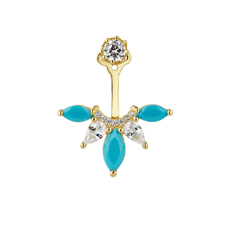 LONDON BLUES EAR JACKET EARRING