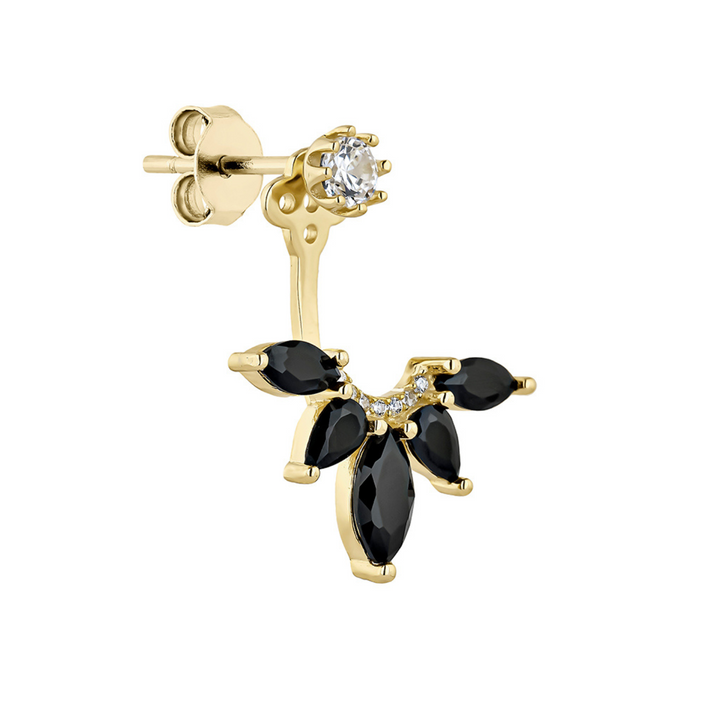 EAR JACKET OHRRING LONDON BLACKS