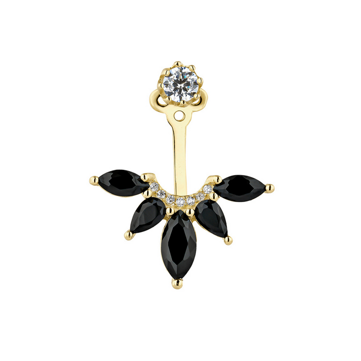 EAR JACKET OHRRING LONDON BLACKS