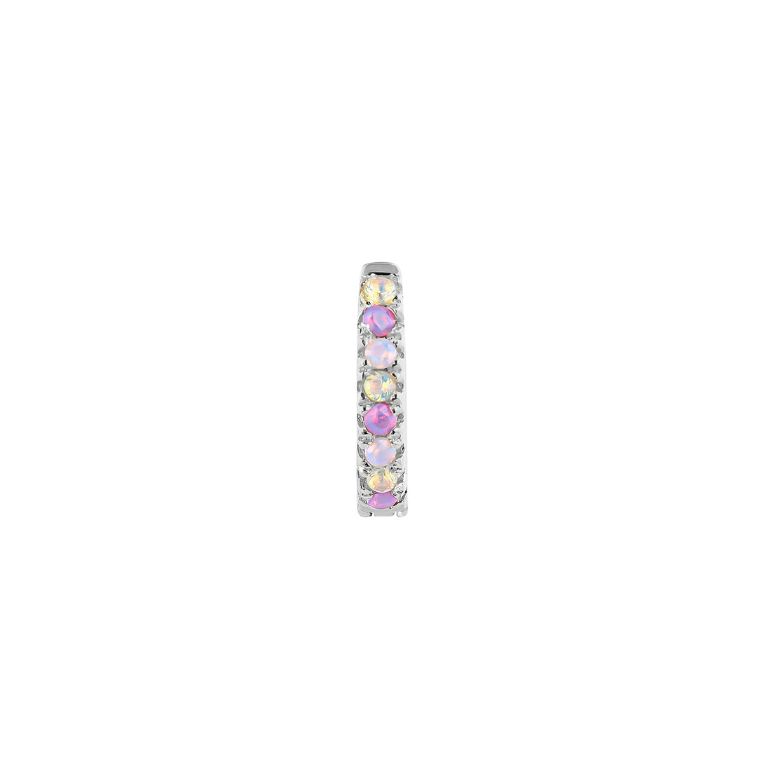 PENDIENTE PIERCING LILA SILBER CREOLEN SOPHIE  