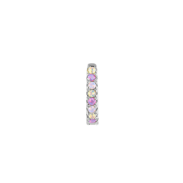 PENDIENTE PIERCING LILA SILBER CREOLEN SOPHIE  