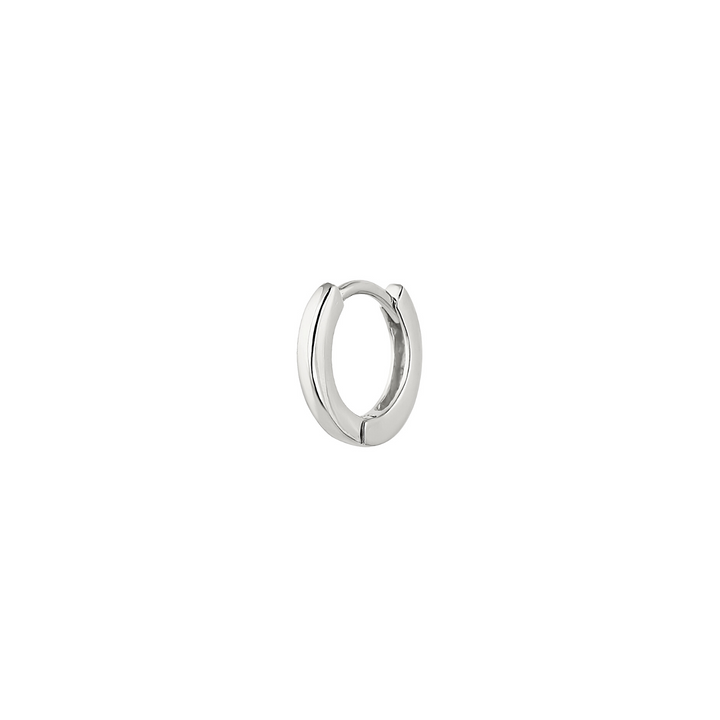SILVER HOOP PIERCING EARRING LAYNA