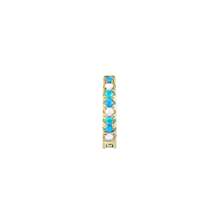 PIERCING HOOP EARRING YELLOW GOLD ISSEY