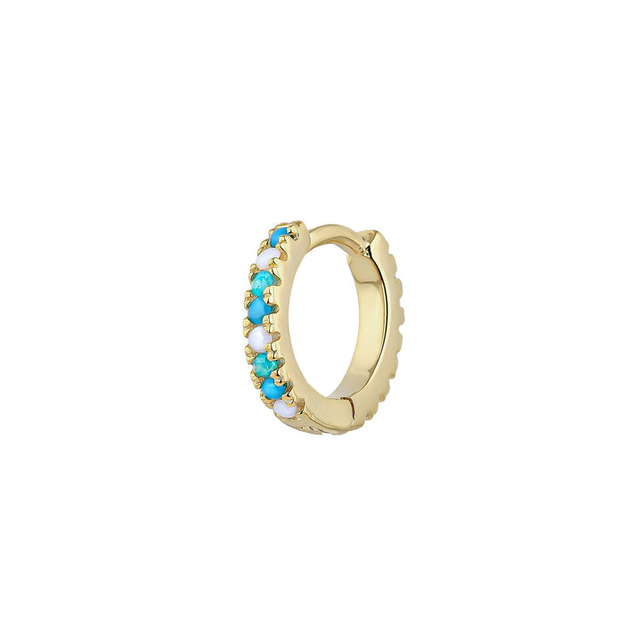 PIERCING HOOP EARRING YELLOW GOLD ISSEY
