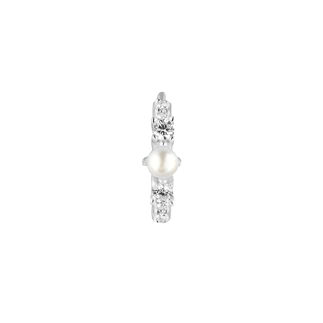 ZILVEREN PIERCING OORRING AKIRA