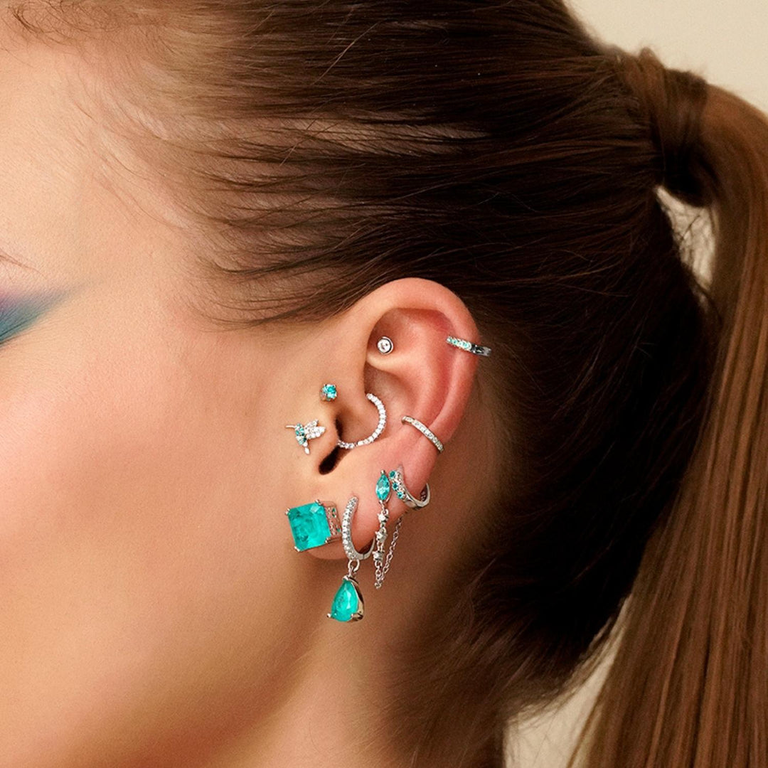 SILVER JOLIE EAR CUFF  