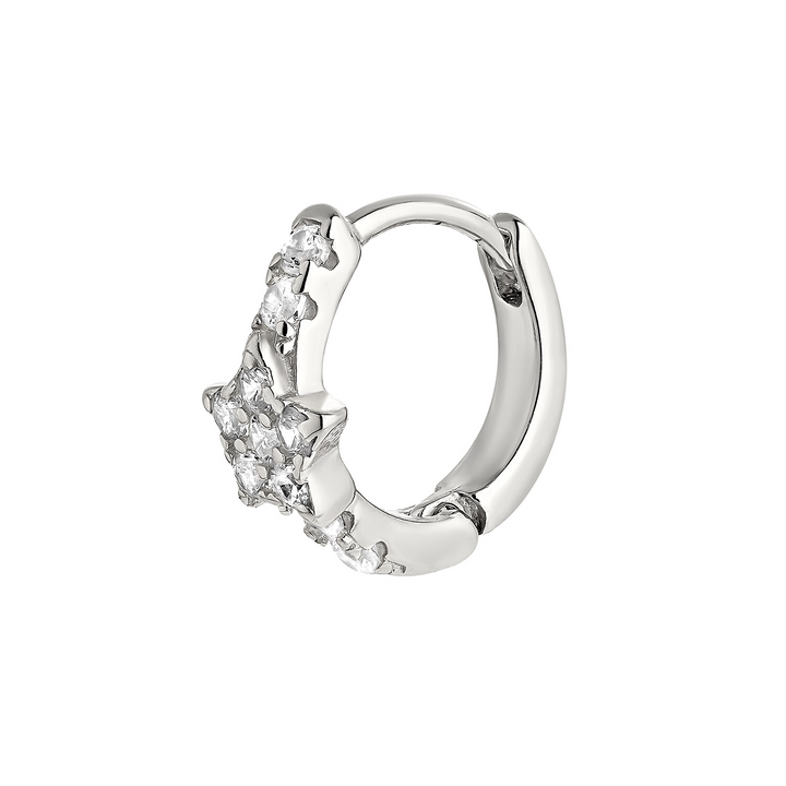 ORECCHINO PIERCING CERCHIO IN ARGENTO DASH