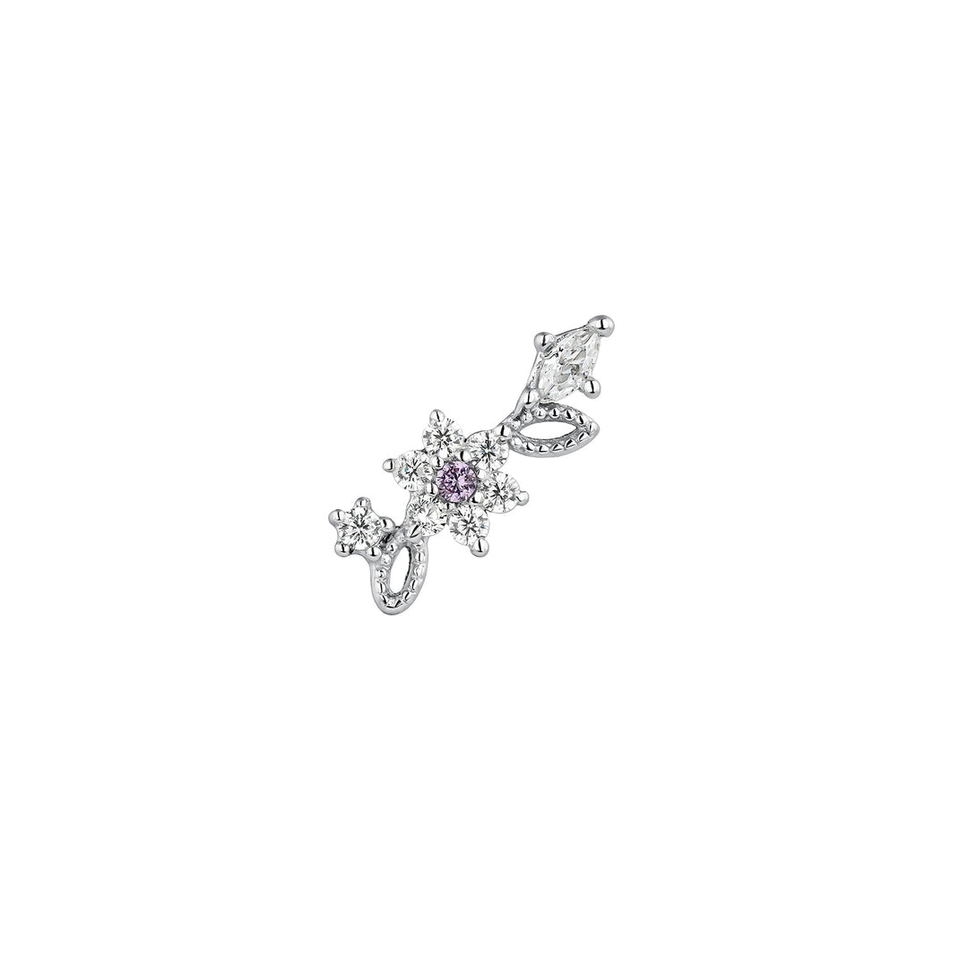 JARDIN ROMANTIQUE SILVER PIERCING EARRING