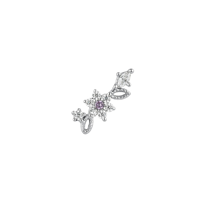 JARDIN ROMANTIQUE SILVER PIERCING EARRING
