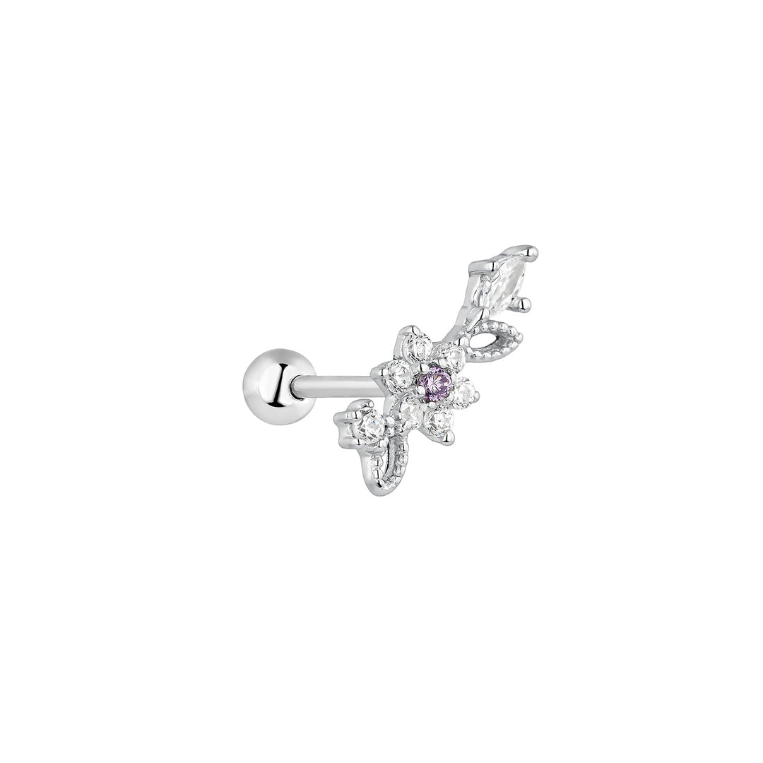 JARDIN ROMANTIQUE SILVER PIERCING EARRING