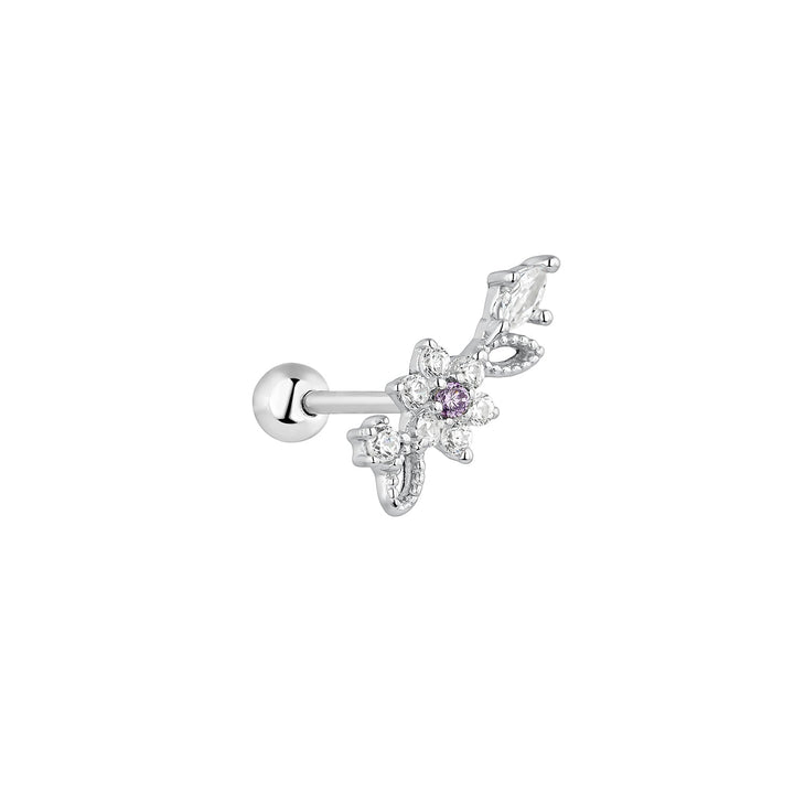 JARDIN ROMANTIQUE SILVER PIERCING EARRING