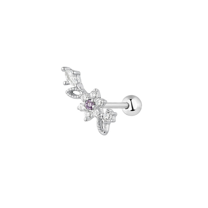 JARDIN ROMANTIQUE SILVER PIERCING EARRING