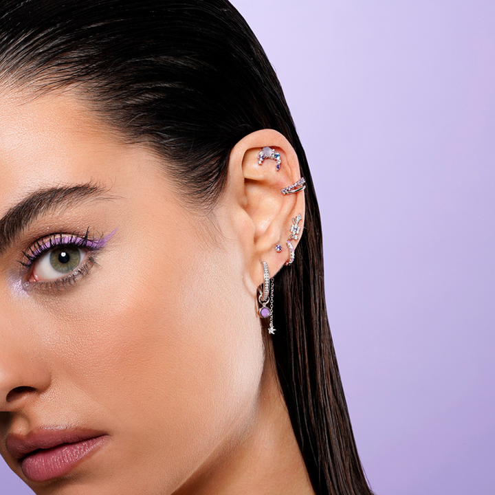 JARDIN ROMANTIQUE SILVER PIERCING EARRING