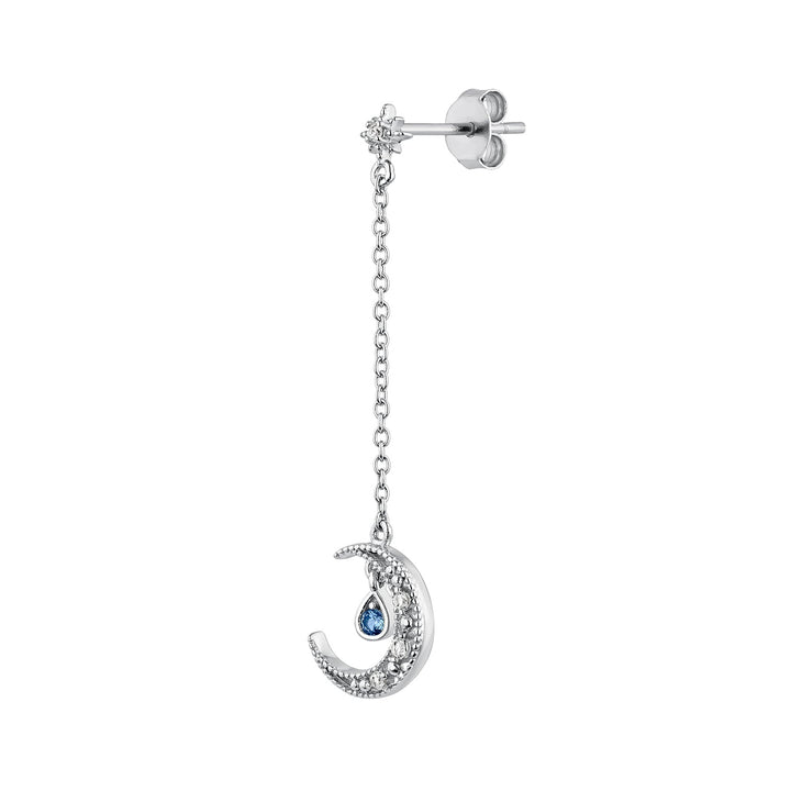 SILBER PIERCING OHRRING CANDY COTTON-MOON