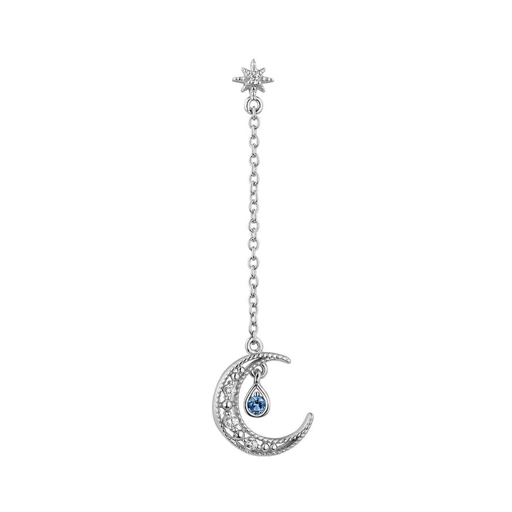 SILBER PIERCING OHRRING CANDY COTTON-MOON